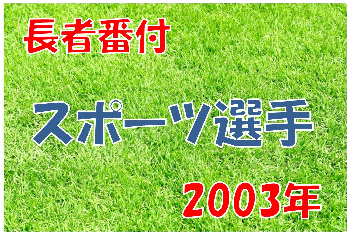 長者番付からわかるスポーツ選手の年収 03年度 Gossip History